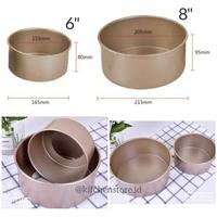 Gambar Suncity YC80211 - 6inch Loose Base Deep Round / Loyang Bulat Gold Bong dari Trinity Kitchen Kota Administrasi Jakarta Barat 3 Tokopedia