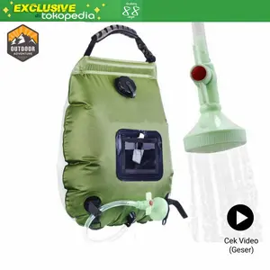 Kantong Air Mandi Portable Shower 20 Liter Camping equipment Outdoor Hiking