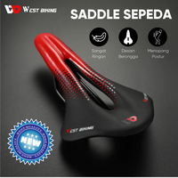 Gambar West Biking Saddle Sepeda MTB Comfortable Jok Sepeda Empuk Nyaman - Merah dari West Biking Indonesia Jakarta Utara 1 Tokopedia
