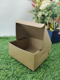 Gambar Kotak Fried Chicken Kraft Laminasi Food Grade Polos 13 x 12 x 6 dari Rahmah Tas Kertas dan Kemasan Kab. Sleman 3 Tokopedia