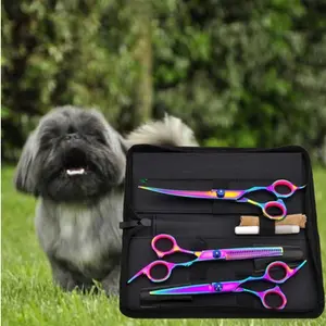 Paket Lengkap Gunting Pemotong Cukur Bulu Anjing Kucing Rambut Hewan