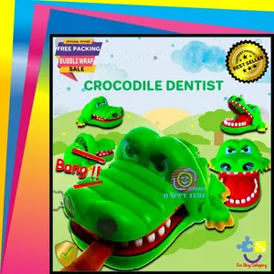 Mainan Anak Gigi Buaya Murah Crocodile Dentist Toy Gigit Jari Jepit
