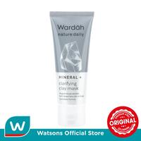 Gambar Wardah Mineral + Clarifying Clay Mask 60ml dari Watsons Indonesia Official Store Kab. Tangerang 1 Tokopedia