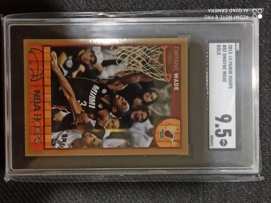2013-14 Panini Hoops Dwayne Wade Gold SGC 9.5