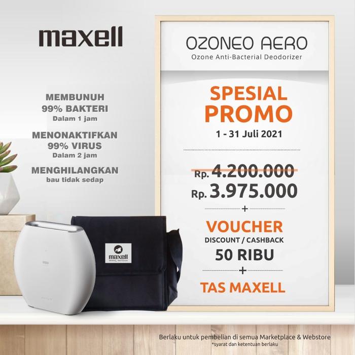 Gambar Maxell Ozoneo Aero MX AP-AE 270WH Ozone anti bacterial -Air Purifier dari MMV Mall Kota Administrasi Jakarta Barat Tokopedia