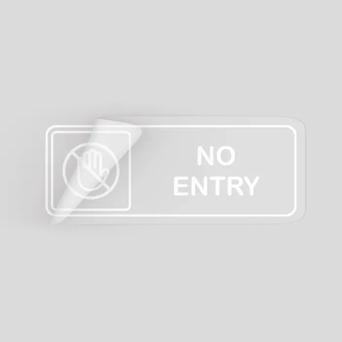 Gambar Sign No Entry Sticker Outdoor - INPI HOUSE - Hitam dari INPI HOUSE Official Kota Bandung 5 Tokopedia