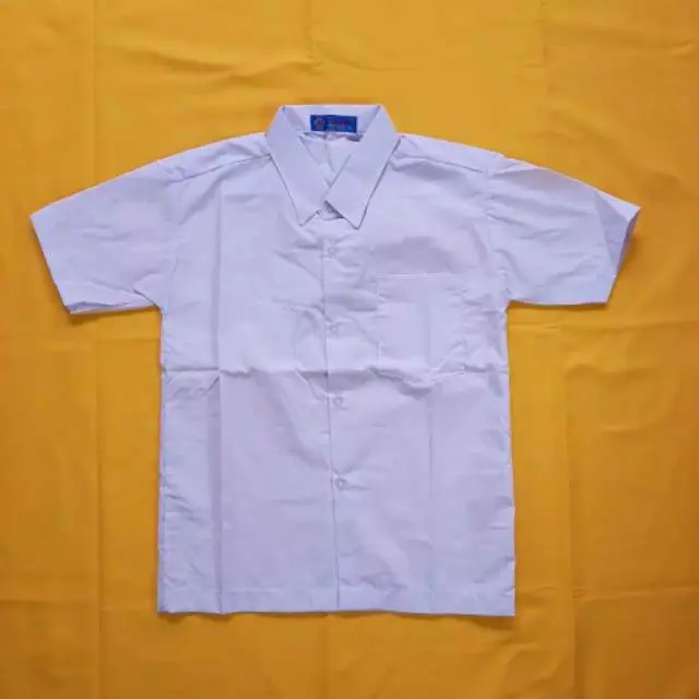 Baju Seragam Sekolah Lengan Pendek Polos SD SMP SMA ( MERK SERAGAM )