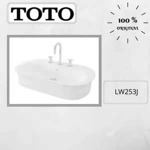 Wastafel meja TOTO LW253J/LW 253 J/LW 253J/LW253 J/LW253J BODY ONLY
