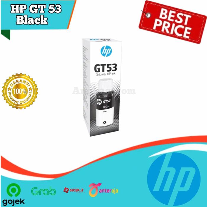Gambar HP GT53 BLACK Ink ORIGINAL GT 53 Tinta Hitam Pengganti GT51 51 dari Angkasacom Kota Administrasi Jakarta Pusat Tokopedia