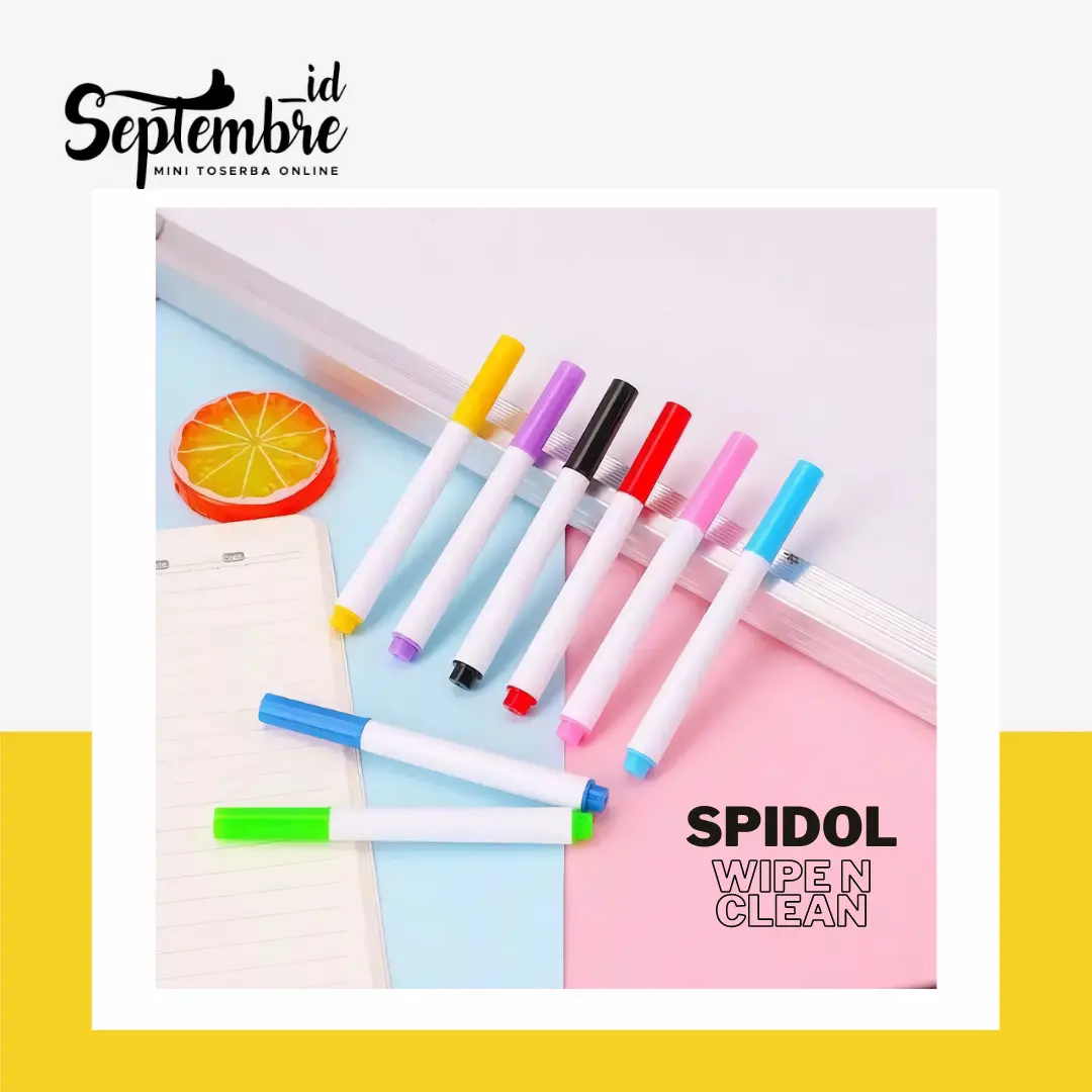 Spidol Wipe and Clean Spidol Wipe n Clean Spidol Bisa Dihapus