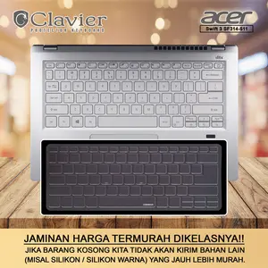 Keyboard Protector Cover Kompatibel untuk Acer Swift 3 Infinity 4 SF314-511-57FH 58SN