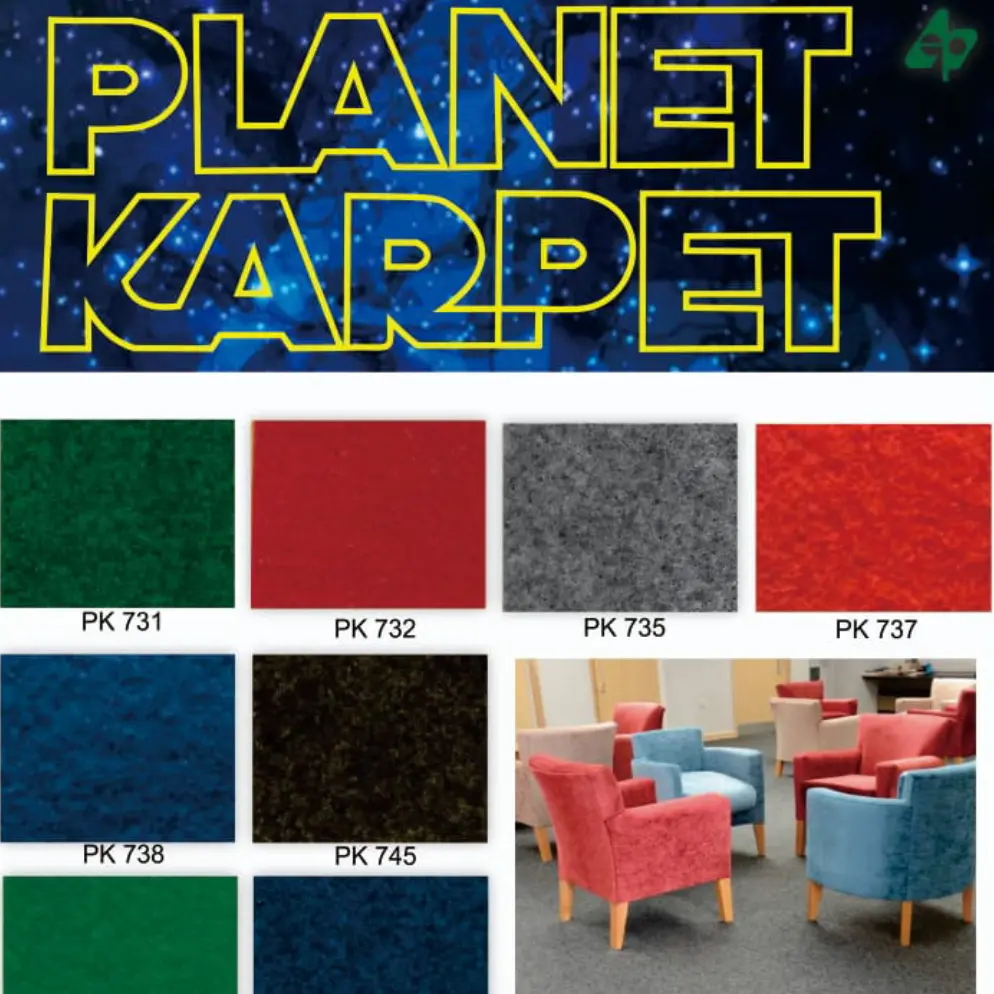 karpet polos bludru meter imitasi buana