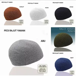 Peci Rajut Yaman Dewasa Premium Super Tebal GRADE A Murah Harga Grosir