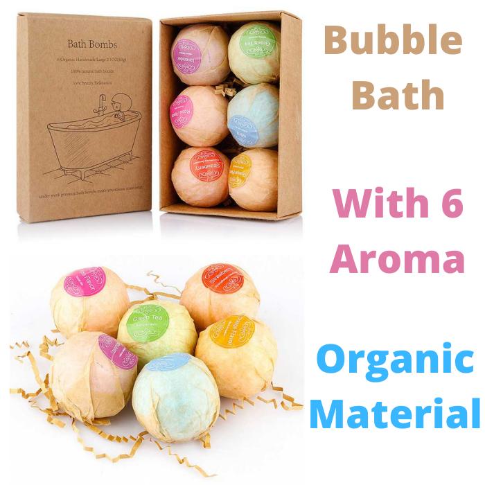 Bath Bombs Salt Sabun Mandi Bathtube Bubble Essential Oil 6PCS 0