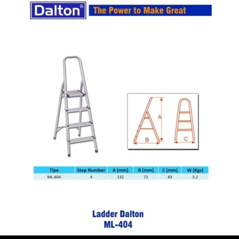 Tangga lipat Alumunium Dalton ML-404 0