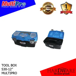 TOOLBOX MULTIPRO S-30 12" TOOL BOX PLASTIC PLASTIK