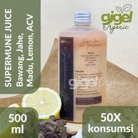 Gambar Gigel Organic Supermune Juice 500ml Jahe Merah | Bawang Putih Tunggal dari Gigel.Organic Kota Administrasi Jakarta Timur 1 Tokopedia