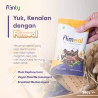 Gambar Flimeal Sachet Flimty Replacement Pengganti Makan Flim Meal - Strawberi, 4 sachet dari Suplementory Kota Depok 5 Tokopedia