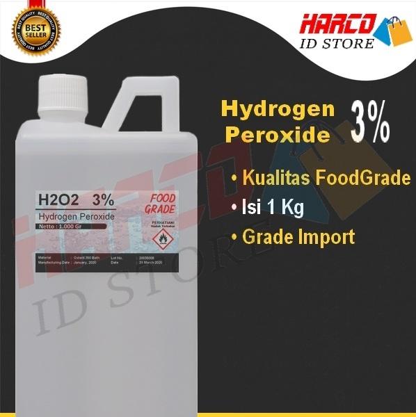Brand H2o2 Jual H2O2 / Hydrogen Peroxide 3%. Isi 1000ml. Ready Stock - Jakarta ...