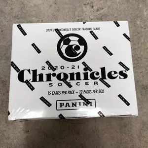 Fat box Chronicle soccer 2020/21 sealed isi 12 packs (180 kartu) $$$
