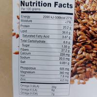 Gambar brown flaxseed no additives 500 gram. brown flax seed. biji rami dari sang rasa Kota Administrasi Jakarta Barat 2 Tokopedia