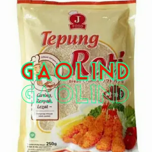 J Food Tepung Roti Bread Crumbs 250gram