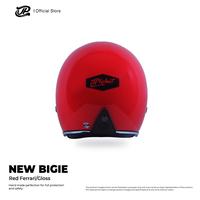 Gambar Helm Half Face Pria Wanita Bogo Harian Motor Matic Tebal Nyaman SNI JP Retro New Bigie Solid - Red Ferrari Gloss - L dari JPX HELMET Kab. Tangerang 3 Tokopedia