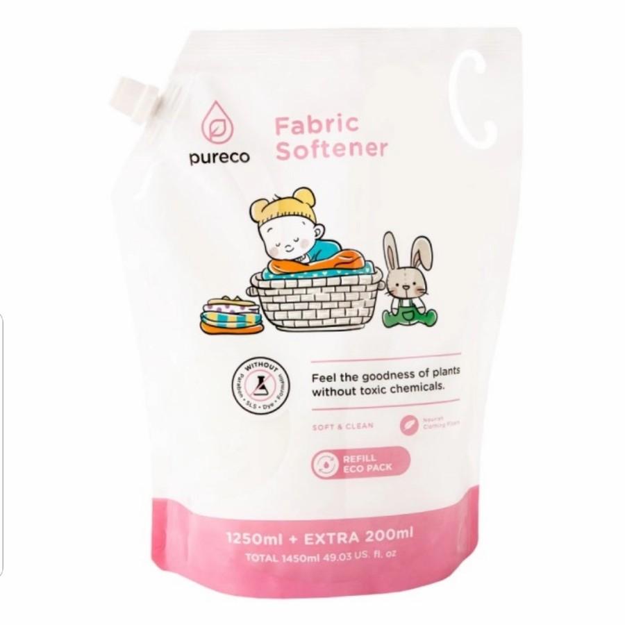 pureco liquid softener pelembut pakaian baby softener 1450ml eco pack