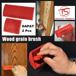 Alat Membuat Motif Kayu Rubber Wood Graining Pattern tool Kuas Motif
