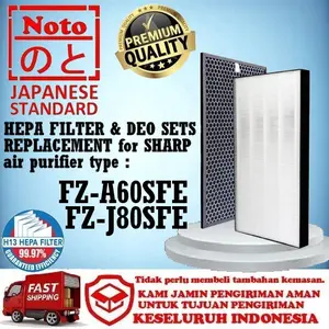 ORIGINAL HEPA & CARBON FILTER for FP J60Y J80Y KC 860E 860Y 960E 960Y