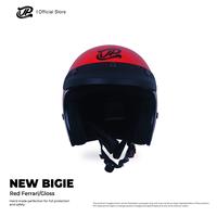 Gambar Helm Half Face Pria Wanita Bogo Harian Motor Matic Tebal Nyaman SNI JP Retro New Bigie Solid - Red Ferrari Gloss - L dari JPX HELMET Kab. Tangerang 2 Tokopedia