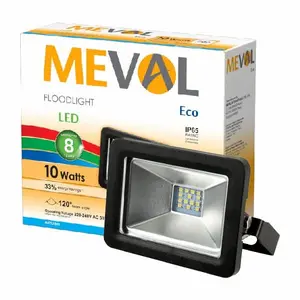 Meval Lampu Sorot LED 10W SMD 14 Mata 700 Lumens IP65 Waterproof