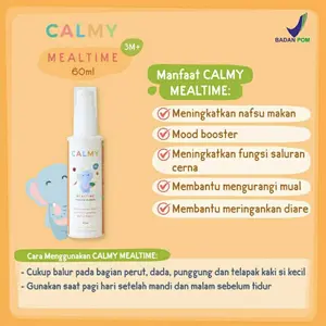 Calmy Mealtime 60ml Menyamankan Perut dan Meningkatkan Nafsu Makan