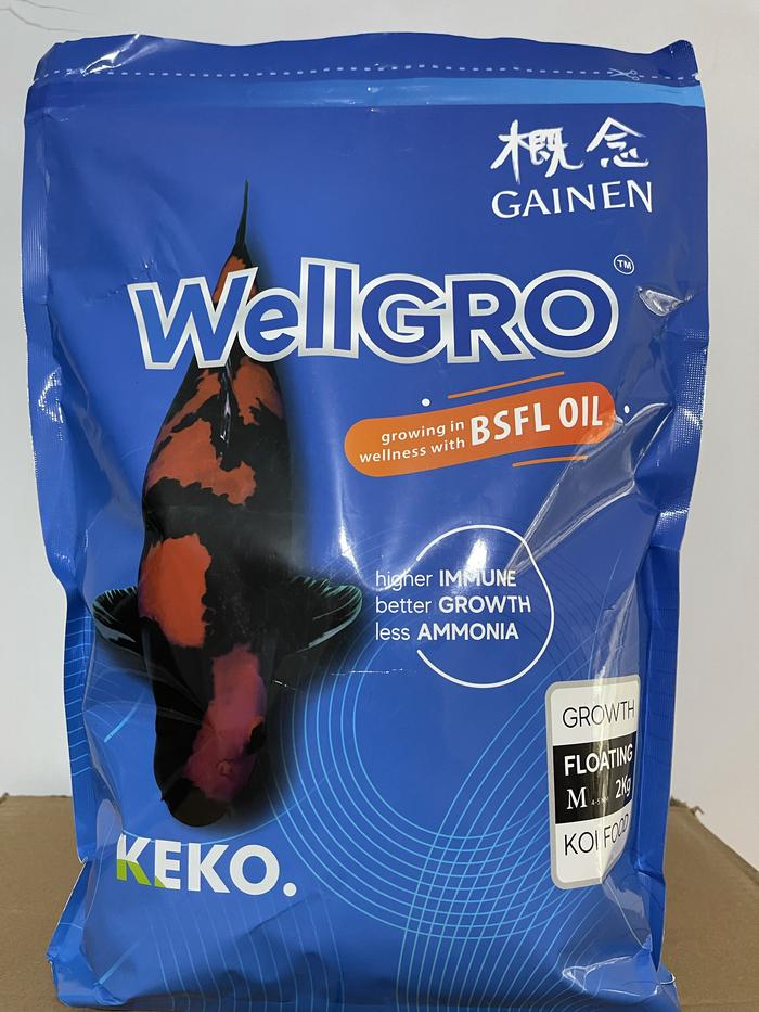 Gambar WELLGRO PAKAN IKAN KOI SIZE M 2 kg - M dari Royalnishikigoi Kota Medan Tokopedia