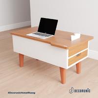 Gambar Decorunic Meja Tamu Modern 90x50 Coffee Table Minimalis Meja Laci dari Decorunic Kab. Jepara 1 Tokopedia