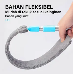 Kemoceng Kain Lap Sapu Pembersih Debu Celah Kolong Ruangan Flexible