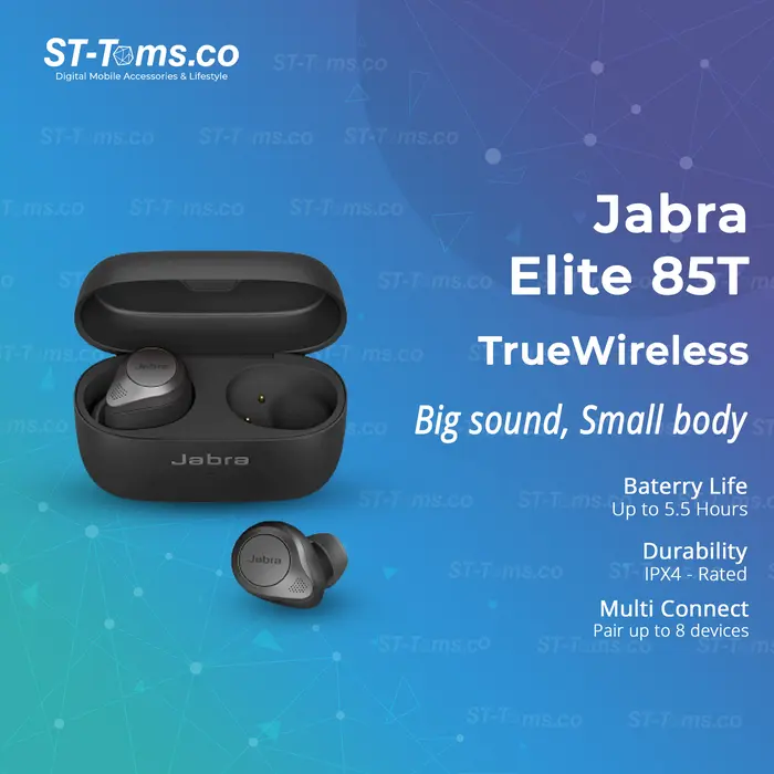 Gambar Jabra Elite 85t True Wireless Bluetooth Earbuds dari ST-Toms.co Kota Administrasi Jakarta Utara 5 Tokopedia