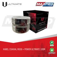 Gambar KABEL CCTV RG59+P 100 METER ULTIMATE WIRE (KABEL CCTV + POWER) dari Maxpro Vision Kota Administrasi Jakarta Barat 1 Tokopedia