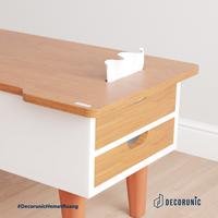 Gambar Decorunic Meja Tamu Modern 90x50 Coffee Table Minimalis Meja Laci dari Decorunic Kab. Jepara 5 Tokopedia