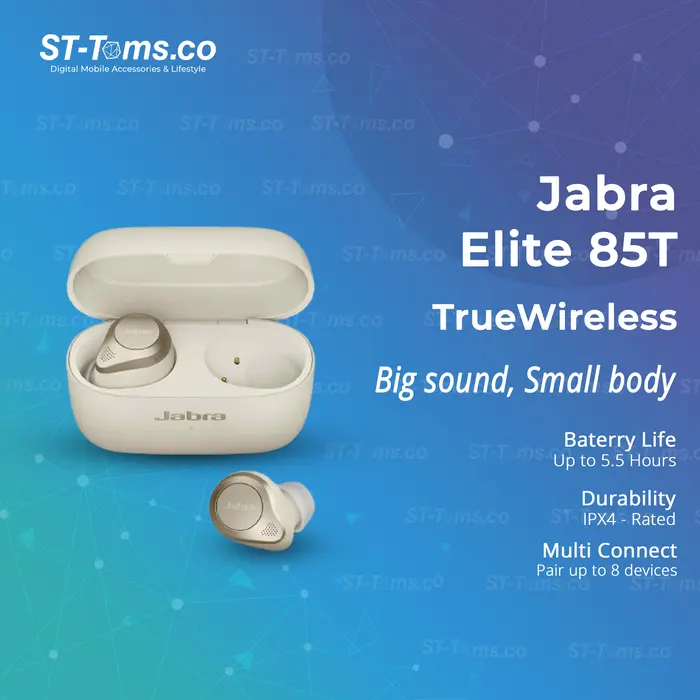 Gambar Jabra Elite 85t True Wireless Bluetooth Earbuds dari ST-Toms.co Kota Administrasi Jakarta Utara 4 Tokopedia