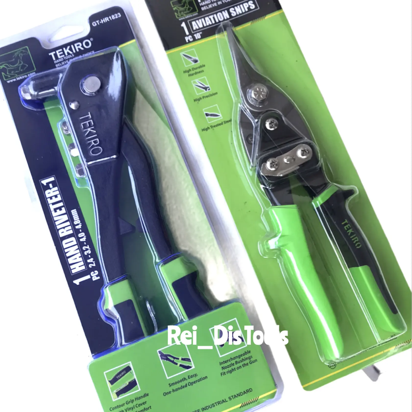 paket 2pcs Tekiro Tang Rivet GT-HR1823 + Tekiro Gunting Baja