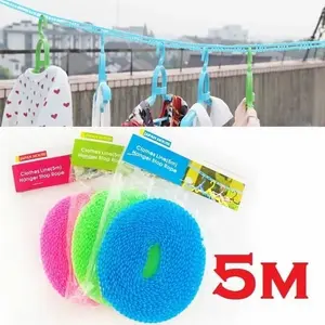 Gantungan Baju Tali Jemuran 5 Meter Clothes Line Laundry Tambang 5M