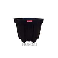 Gambar Pot Tanaman Model Hexagon Pasific HEA1 - Hitam dari Hommi.Mart Kota Bandung 3 Tokopedia