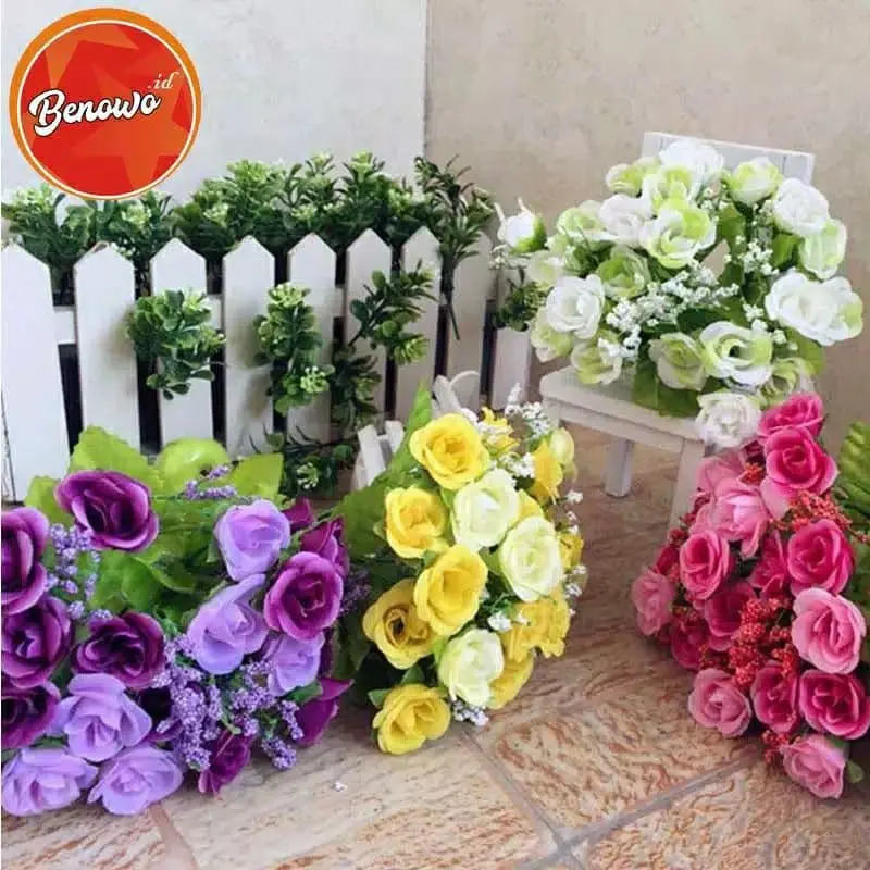 BUNGA MAWAR IMPORT / BUNGA ARTIFICIAL / BUNGA HIAS
