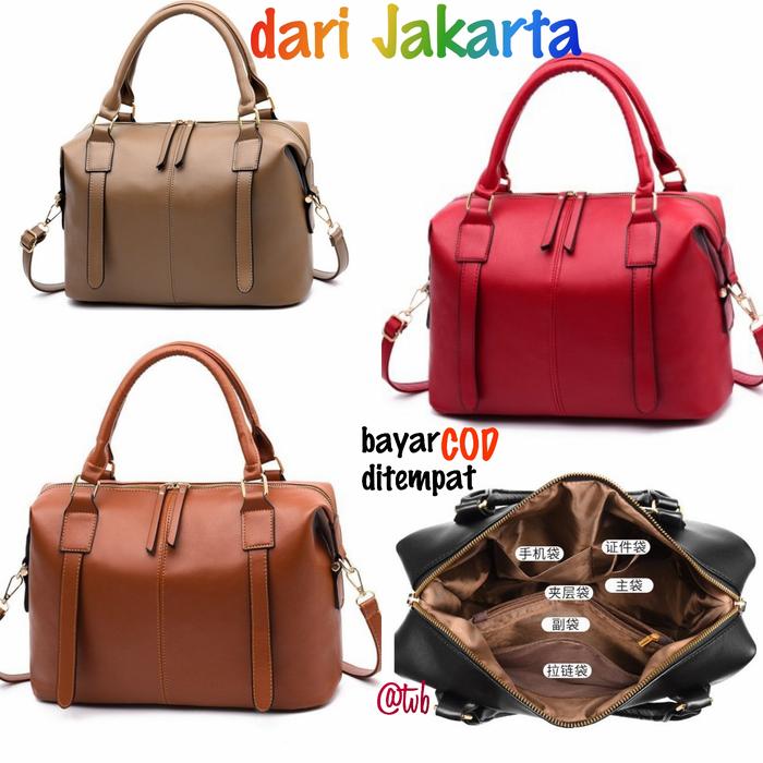 Gambar tas selempang handbag import wanita branded batam murah kerja tf608501 dari Masengkol Store Jakarta Barat Tokopedia