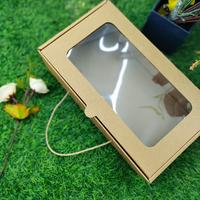 Gambar Kotak Dus Kardus Buah Jendela Mika dengan Tali Kertas 28 x 16 x 8 dari Rahmah Tas Kertas dan Kemasan Kab. Sleman 3 Tokopedia