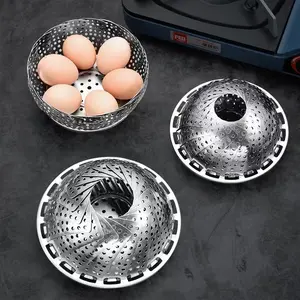 Steamer Piring Lapisan Kukusan Nampan Sisipan Stainles