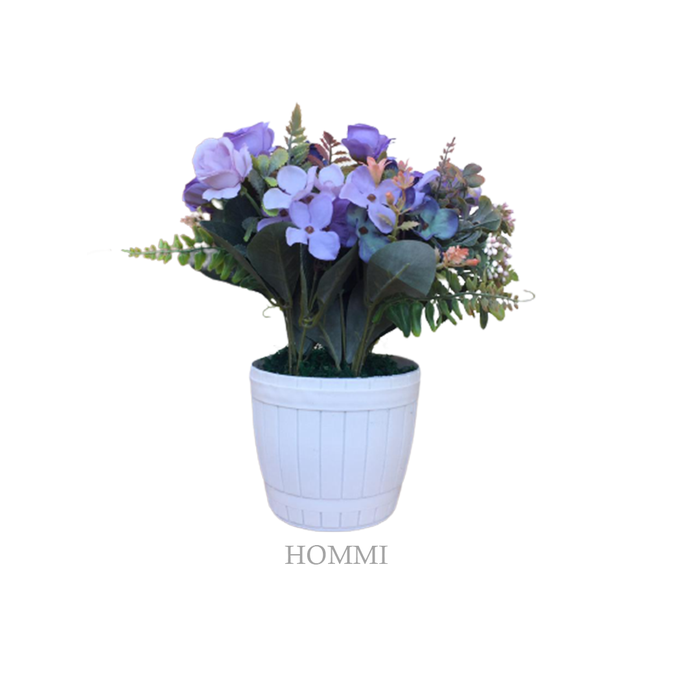Gambar Pot Tanaman Model Groot Putih HEA2 dari Hommi.Mart Kota Bandung Tokopedia