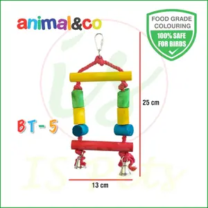 AnimalnCo BT-5 Bird Toy Mainan Burung Gigitan Parrot Macaw Conure