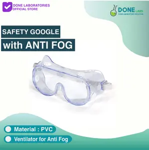 Safety Goggle with Anti Fog (Tidak Berembub terdapat Ventilator)